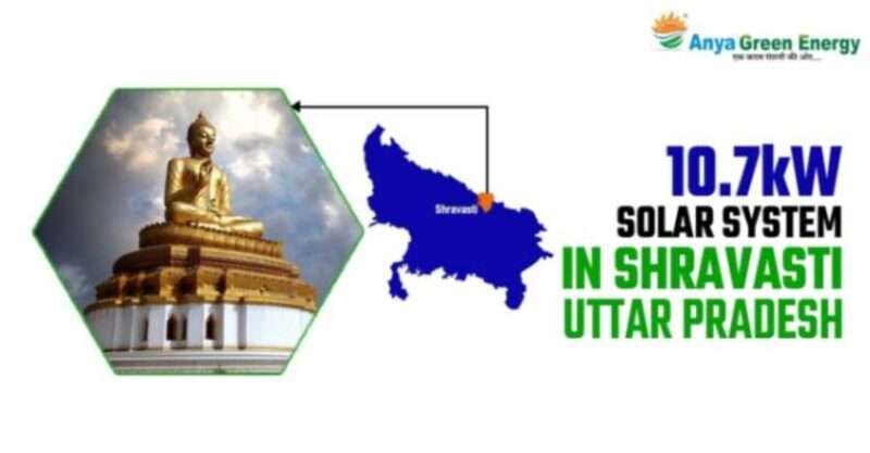 10.7kW solar System in Shravasti-Uttar Pradesh