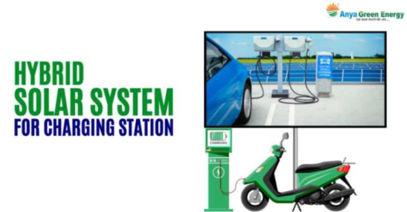 hybrid solar system for charging station