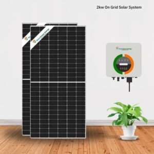 2kw ongrid solar system