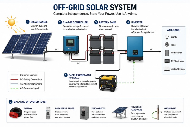 off-grid solar system