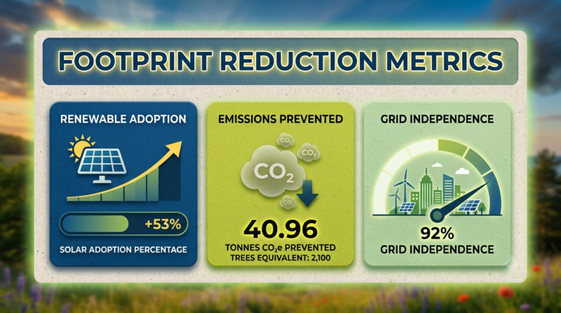 solar energy carbon footprint reduction