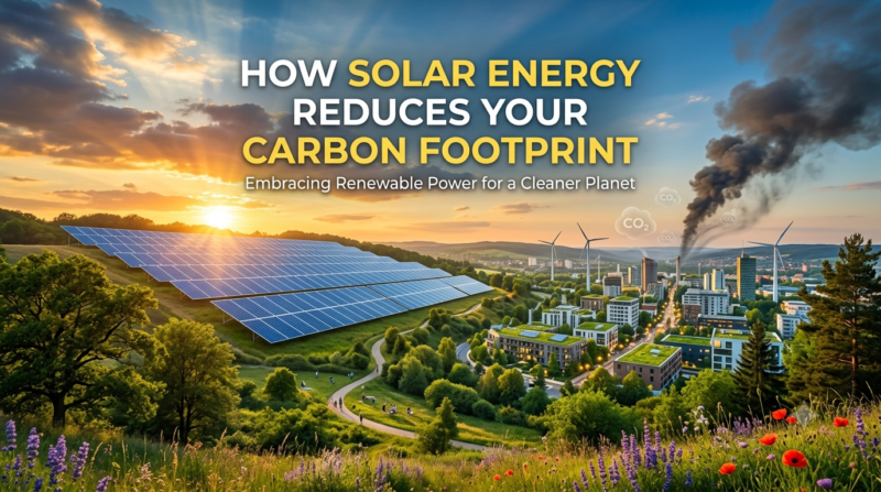 solar energy carbon footprint reduction