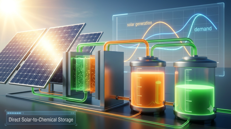 photoelectrochemical redox flow cells
