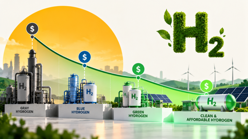 hydrogen cost curve