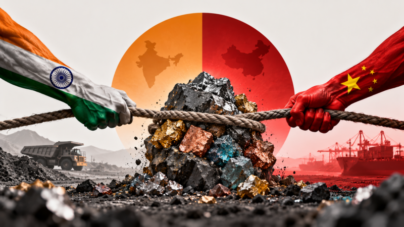 critical minerals supply war India vs China