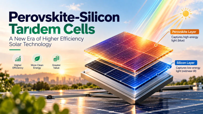 perovskite-silicon tandem cells